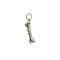 Charmalong™ Silver Plated Crystal Bone Charm by Bead Landing™